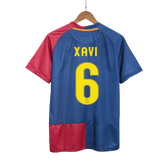 Barcelona XAVI #6 Home Soccer Jersey Retro 2008/09